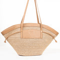 Cairo Raffia Tote — Beige