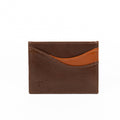 Arc Cardholder — Dark Brown & Tan - Cairo 86